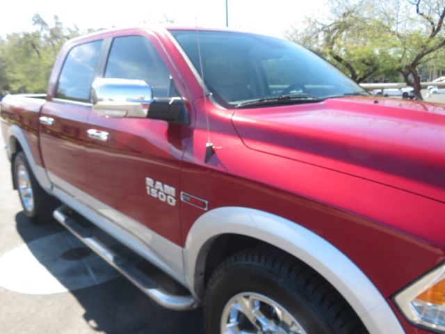 2014 Ram 1500 AZ 4X4 RAM ECODIESEL LARAMIE 1500 EXTRA CLEAN TAN LEATHER  - 22987746 - 8