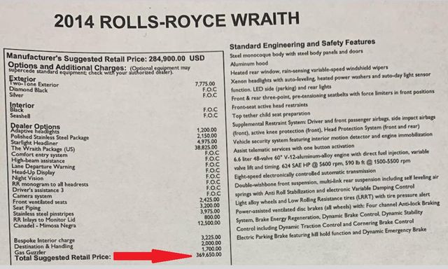 2014 Rolls-Royce Wraith 2dr Coupe - 19329095 - 25
