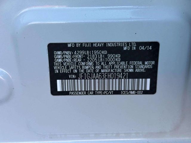 2014 Subaru Impreza Sedan 4dr Automatic 2.0i - 23042998 - 21