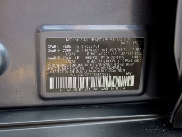 2014 Subaru Outback 4dr Wagon H4 Automatic 2.5i - 23055298 - 26