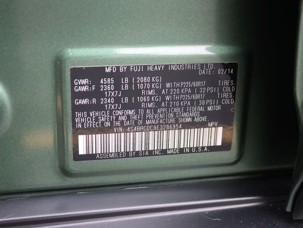 2014 Subaru Outback 4dr Wagon H4 Automatic 2.5i Premium - 22964014 - 29