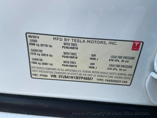 2014 Tesla Model S 2014 TESLA MODEL S 85 4D SEDAN GREAT-DEAL 615-730-9991 - 23015076 - 17