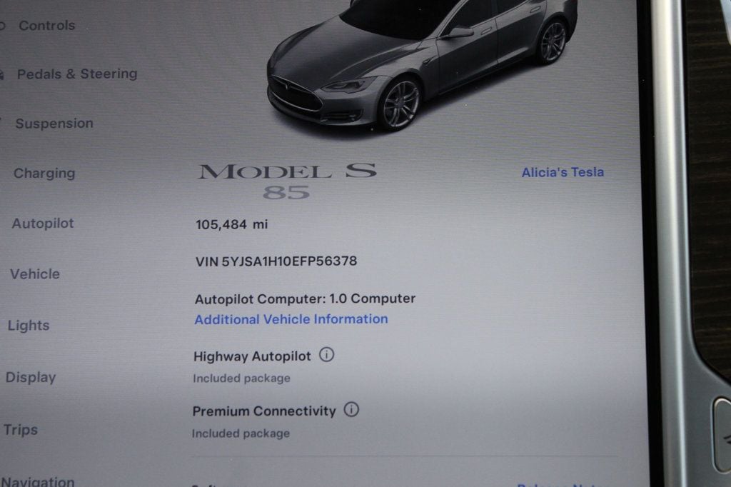 2014 Tesla Model S 4dr Sedan 85 kWh Battery - 22395202 - 12