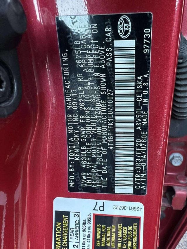 2014 Toyota Camry SE 4dr Sedan - 22941950 - 35