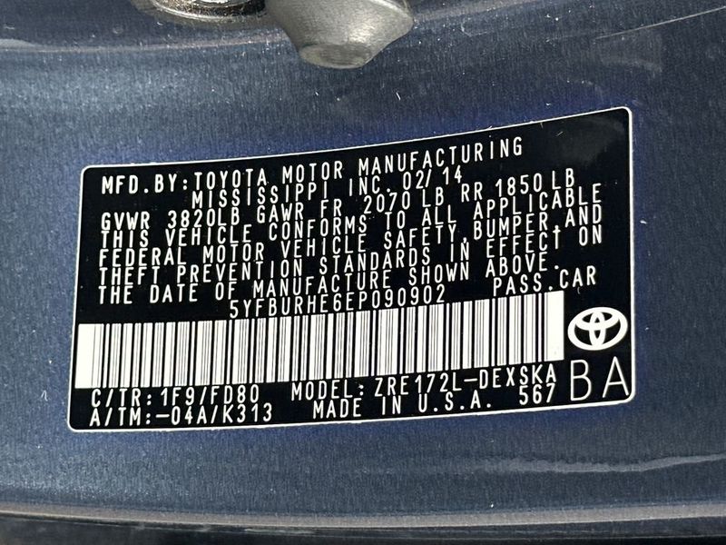 2014 Toyota Corolla 4dr Sedan CVT S Premium - 23015672 - 20