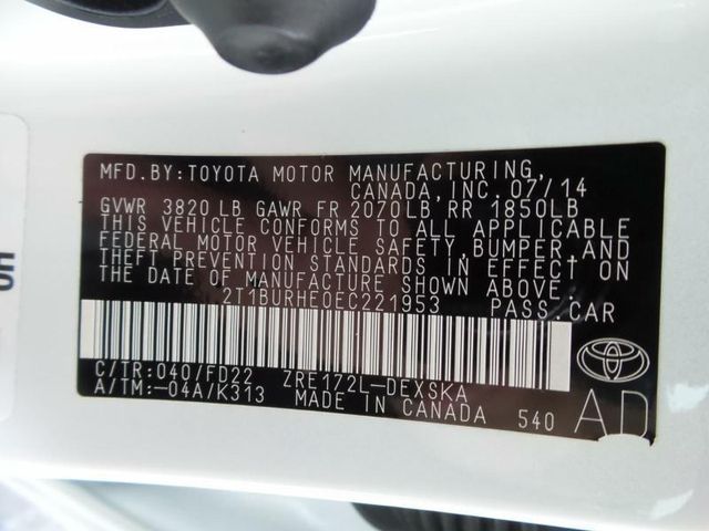 2014 Toyota Corolla S PLUS - 15400185 - 10