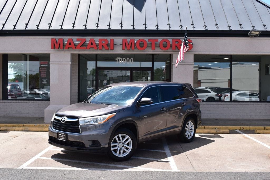 2014 Toyota Highlander FWD 4dr I4 LE - 23045190 - 1