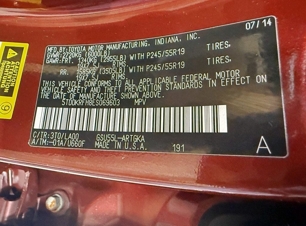 2014 Toyota Highlander Limited - 22961660 - 54