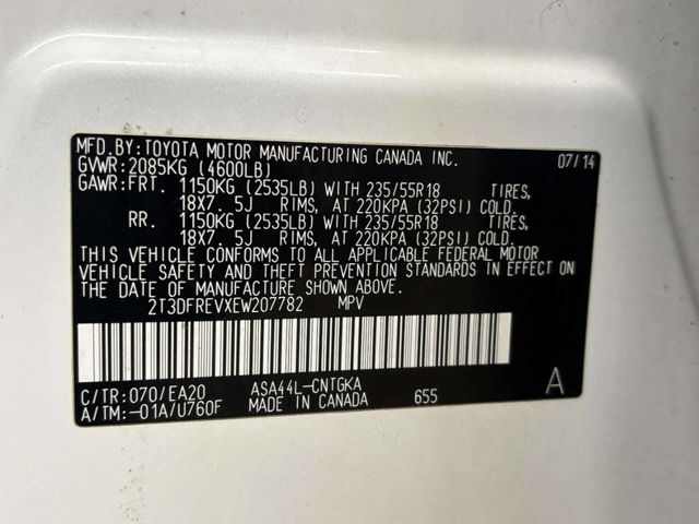 2014 Toyota RAV4 AWD 4dr Limited - 22976962 - 41