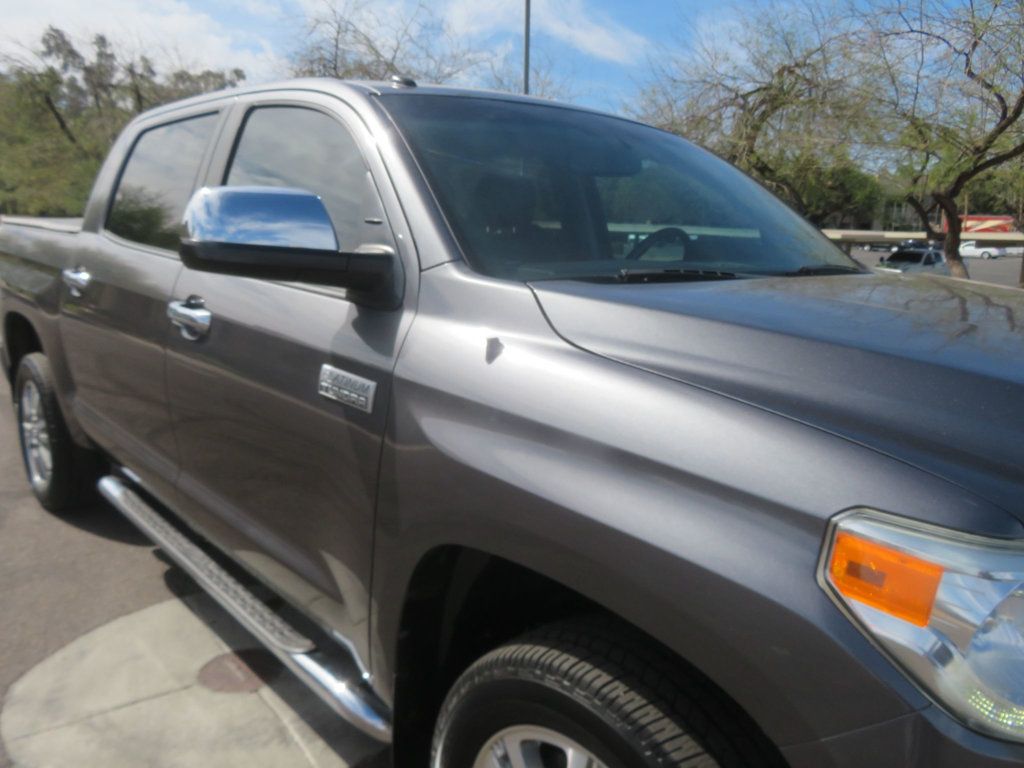 2014 Toyota Tundra 1OWNER AZ PLATINUM CREWMAX TUNDRA LOW MILES LEATHER 4X4  - 22993620 - 9