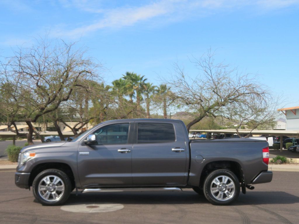 2014 Toyota Tundra 1OWNER AZ PLATINUM CREWMAX TUNDRA LOW MILES LEATHER 4X4  - 22993620 - 1