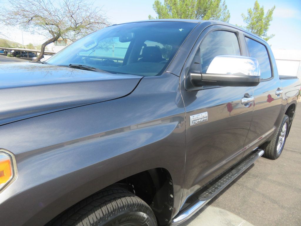 2014 Toyota Tundra 1OWNER AZ PLATINUM CREWMAX TUNDRA LOW MILES LEATHER 4X4  - 22993620 - 8