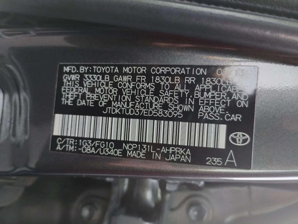 2014 Toyota Yaris 5dr Liftback Automatic LE (TMC/CBU Plant) - 22929250 - 34