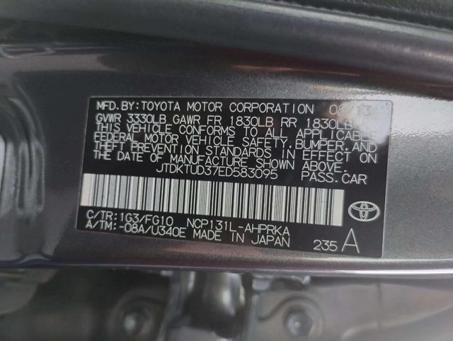 2014 Toyota Yaris 5dr Liftback Automatic LE (TMC/CBU Plant) - 22929250 - 34