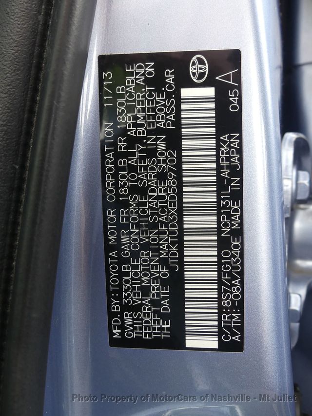 2014 Toyota Yaris 5dr Liftback Automatic LE (TMC/CBU Plant) - 23021623 - 37