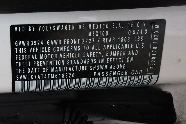 2014 VOLKSWAGEN Beetle Coupe 2dr Automatic 2.5L - 22952284 - 27