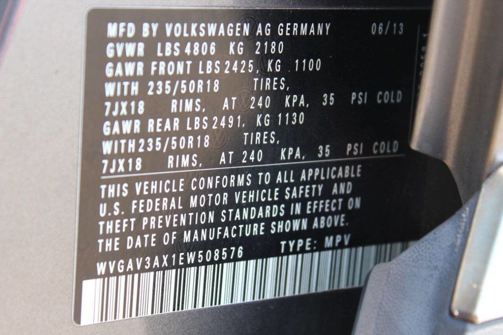 2014 Volkswagen Tiguan 2WD 4dr Automatic SEL - 22900451 - 32