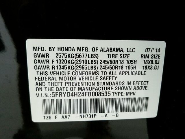 2015 Acura MDX  - 16360045 - 10