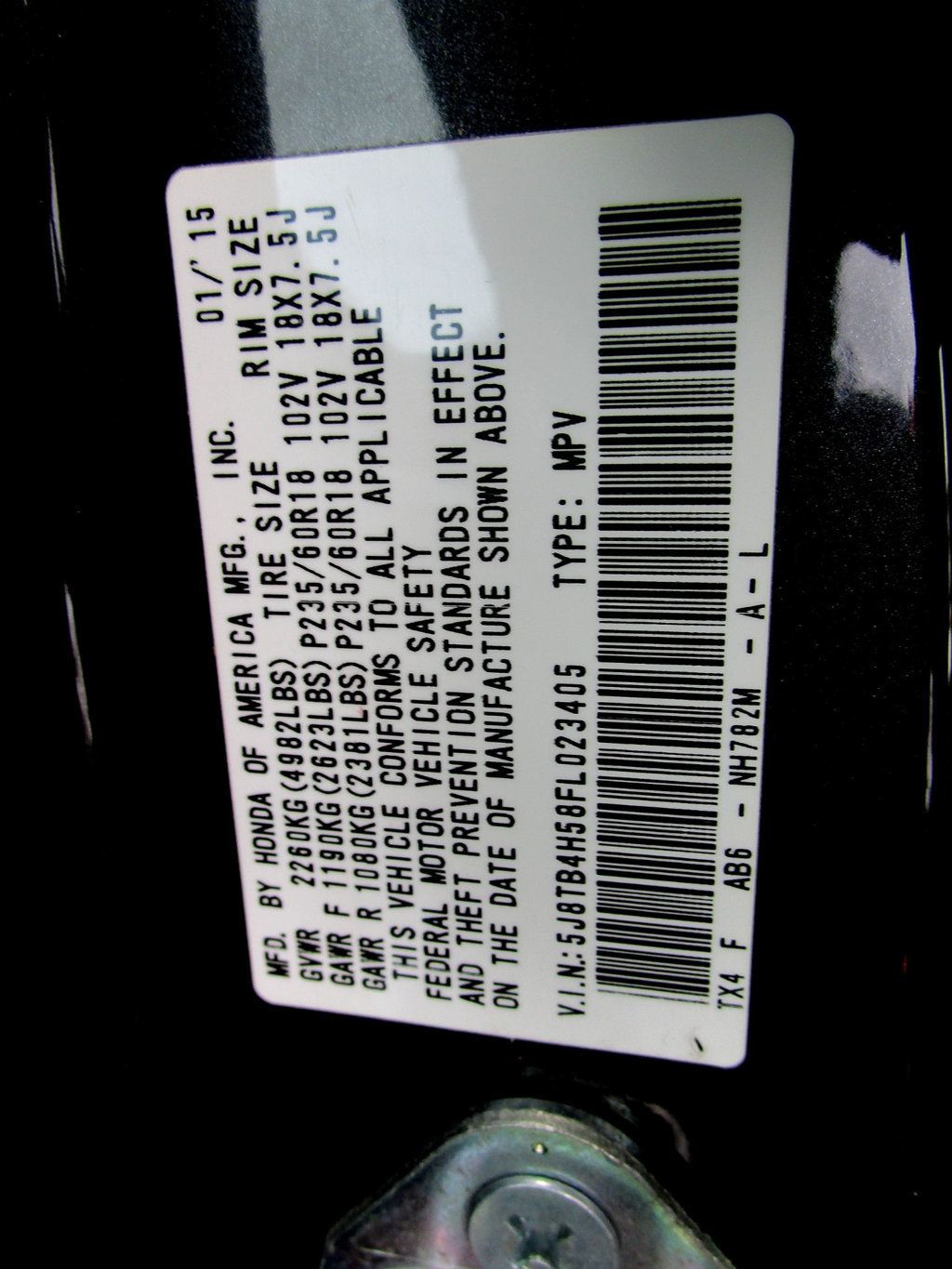 2015 Acura RDX AWD 4dr Tech Pkg - 22979710 - 38