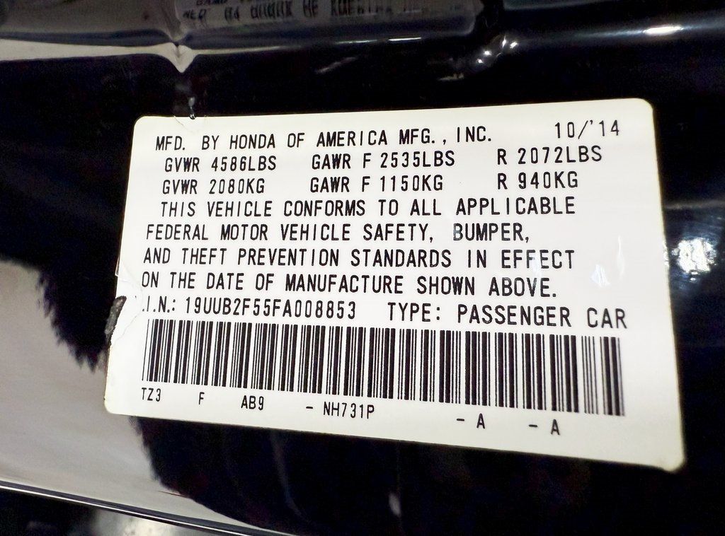 2015 Acura TLX 4dr Sedan FWD V6 Tech - 22908146 - 38