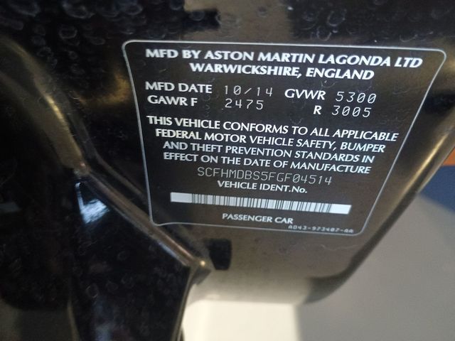 2015 Aston Martin Rapide S 4dr Sedan Automatic Clean Carfax Florida Car - 22982321 - 59