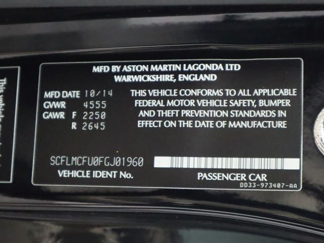 2015 Aston Martin Vanquish 2dr Coupe - 22944423 - 33