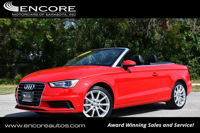 2015 Audi A3 Cabriolet 2 Door Cabriolet FWD 1.8T Premium W/Driver Assistance Package - 20617632 - 0