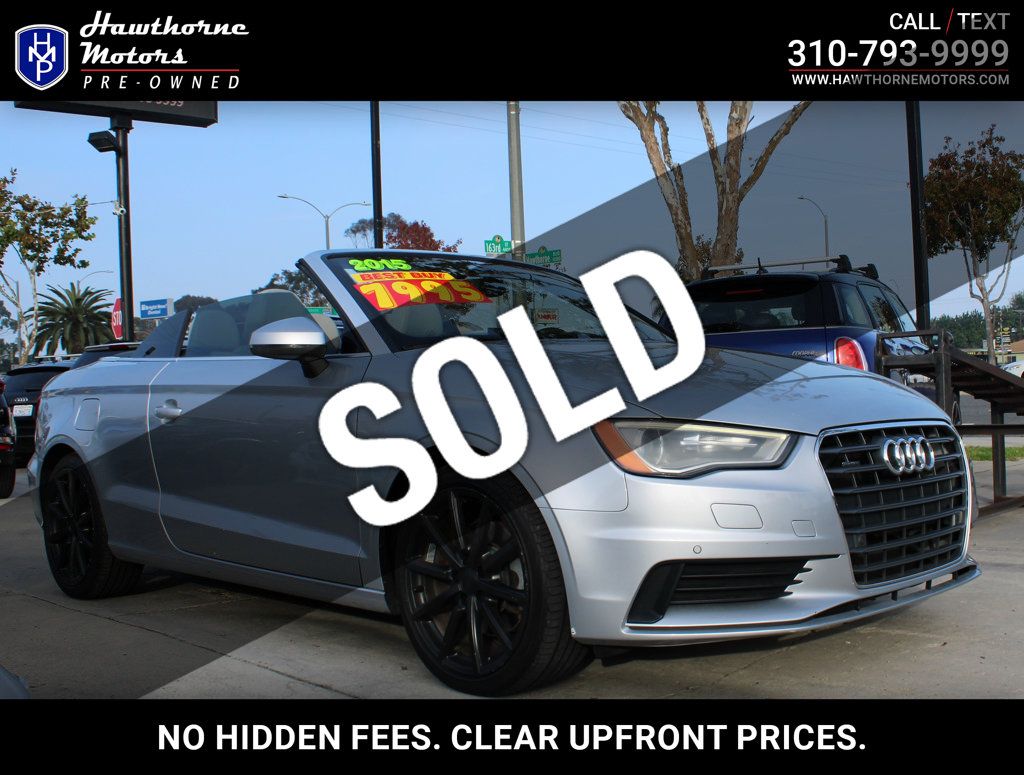 2015 Audi A3 Cabriolet 2dr Cabriolet quattro 2.0T Premium - 22942921 - 0