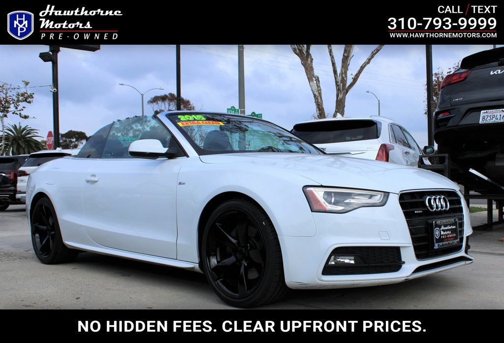 2015 Audi A5 Cabriolet 2dr Cabriolet Auto quattro 2.0T Premium Plus - 22967192 - 0