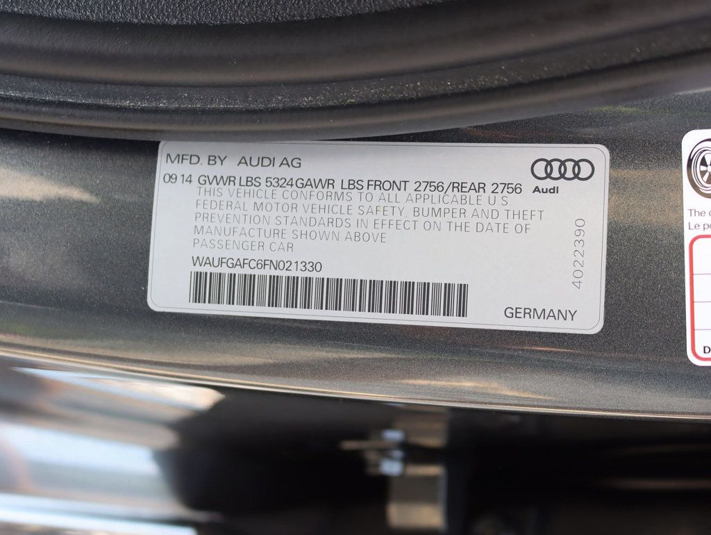 2015 Audi A6 4dr Sedan quattro 3.0T Premium Plus - 23062093 - 40