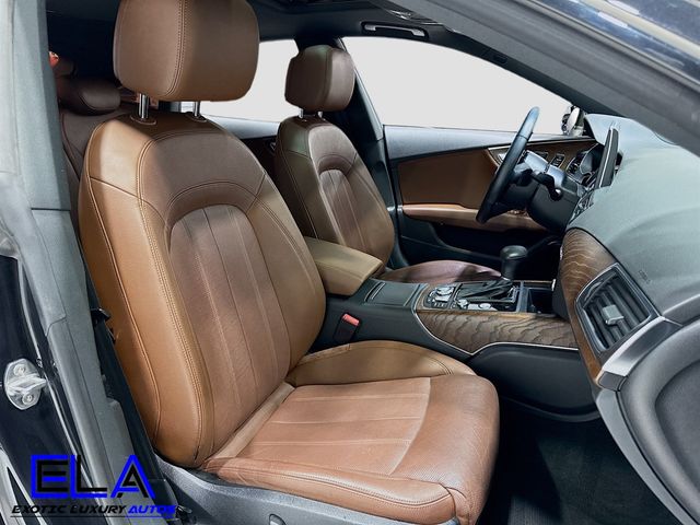 2015 Audi A7 PRESTIGE! BROWN GUTS! DRIVER ASSIST! BLACK OPTIC! - 22958496 - 26