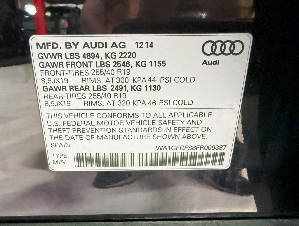 2015 Audi Q3 quattro 4dr 2.0T Prestige - 22927896 - 44