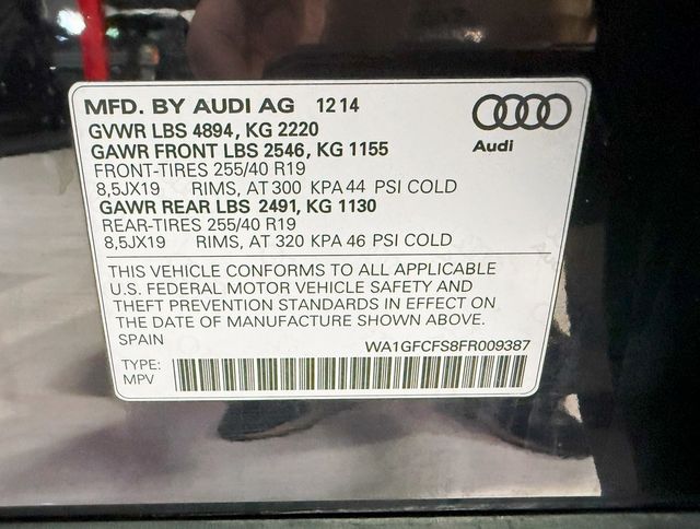 2015 Audi Q3 quattro 4dr 2.0T Prestige - 22927896 - 44