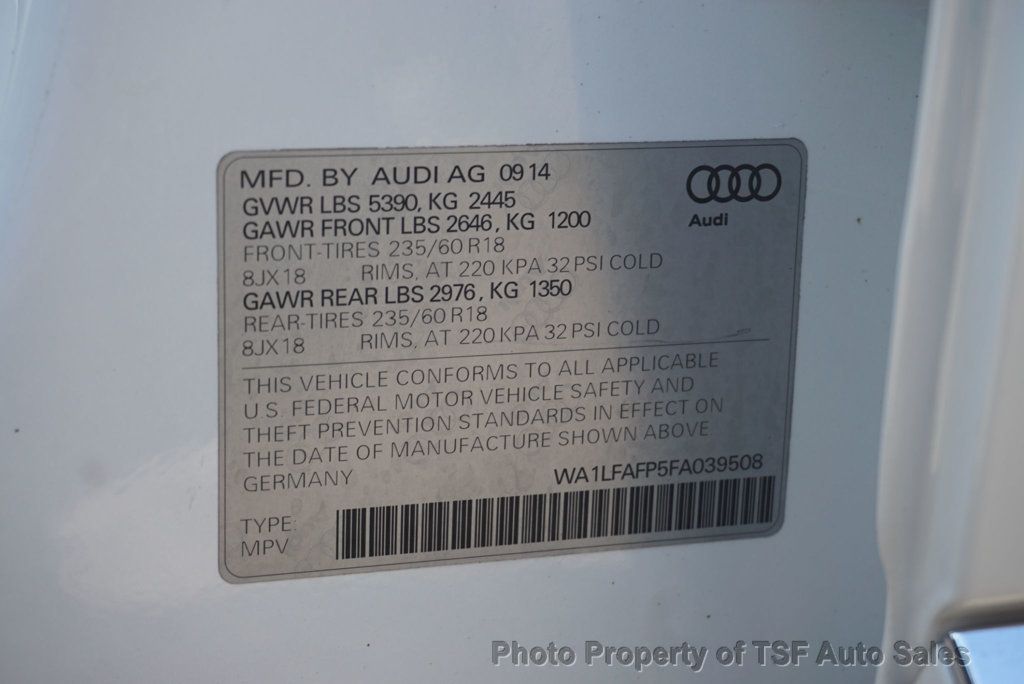 2015 Audi Q5 quattro 4dr 2.0T Premium Plus NAVIGATION REAR CAMERA PANO ROOF - 23091950 - 38