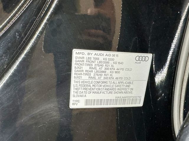 2015 Audi Q7 quattro 4dr 3.0L TDI Premium Plus - 23057911 - 50