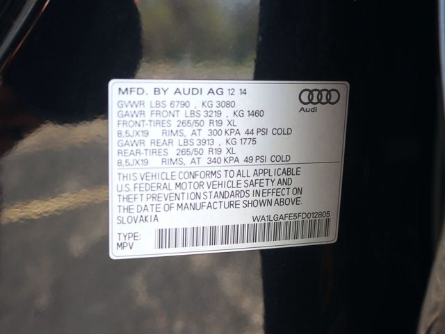 2015 Audi Q7 quattro 4dr 3.0T Premium Plus - 23015778 - 38
