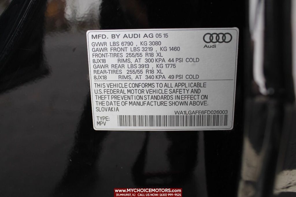 2015 Audi Q7 quattro 4dr 3.0T Premium Plus - 22311559 - 12
