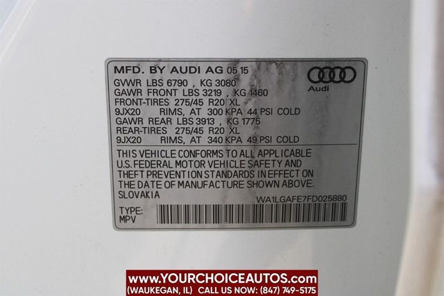 2015 Audi Q7 quattro 4dr 3.0T Premium Plus - 22472046 - 72