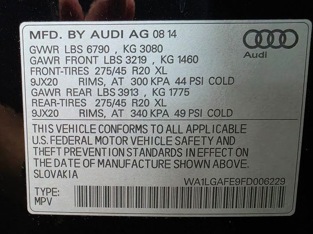 2015 Audi Q7 quattro 4dr 3.0T Premium Plus - 22913564 - 12