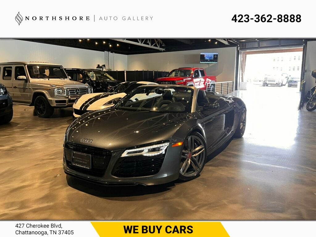 2015 Audi R8 Spyder Carbon/DiamondStitch/SportExhaust/BlackOpticPkg/FullNappaLeather - 22997658 | Video 1