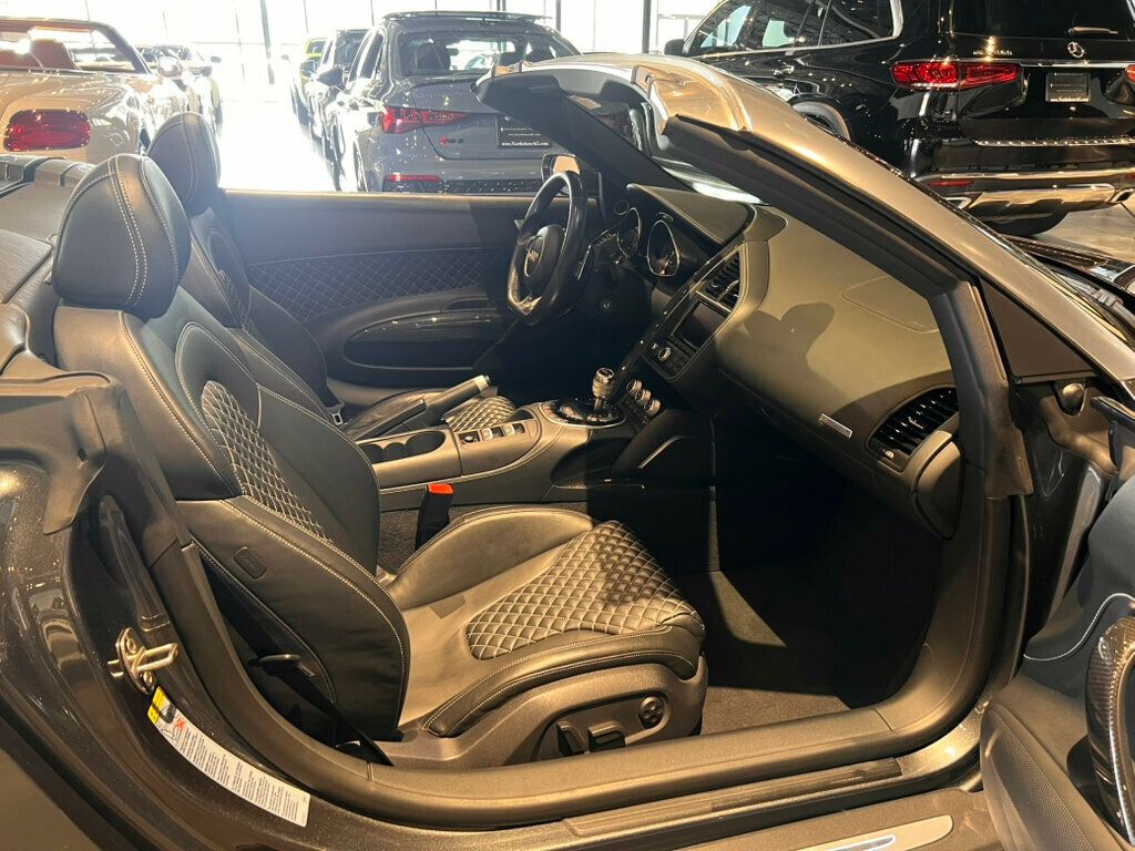 2015 Audi R8 Spyder Carbon/DiamondStitch/SportExhaust/BlackOpticPkg/FullNappaLeather - 22997658 - 26