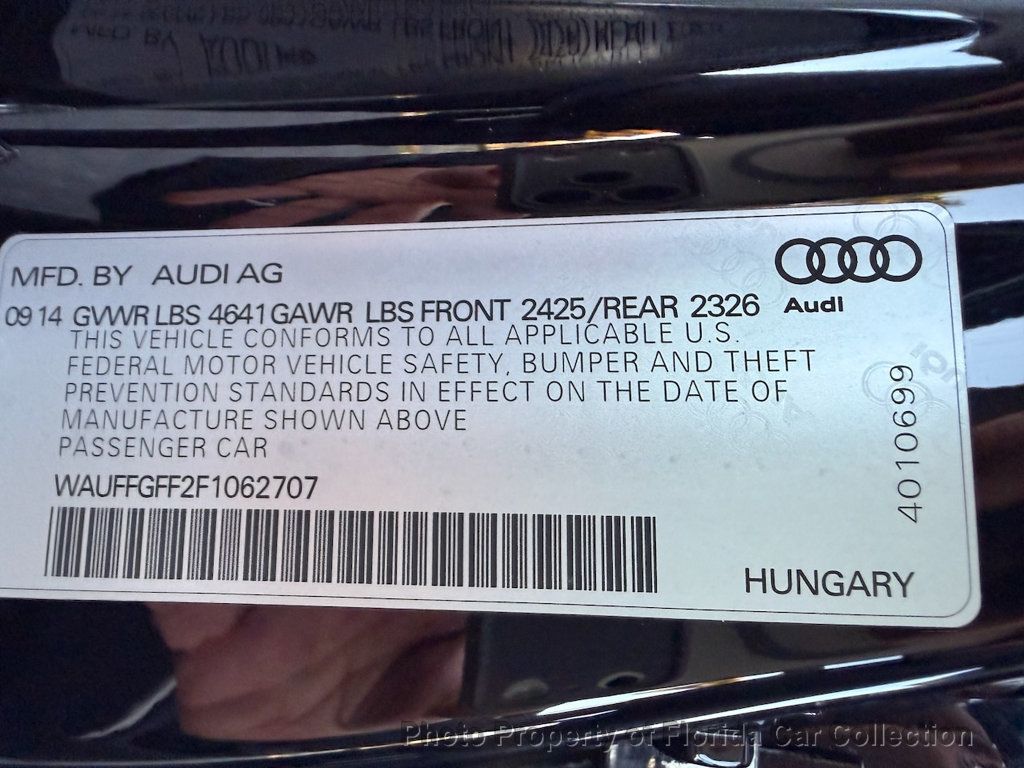 2015 Audi S3 Quattro 2.0T Prestige S-Tronic Sedan - 22806014 - 97