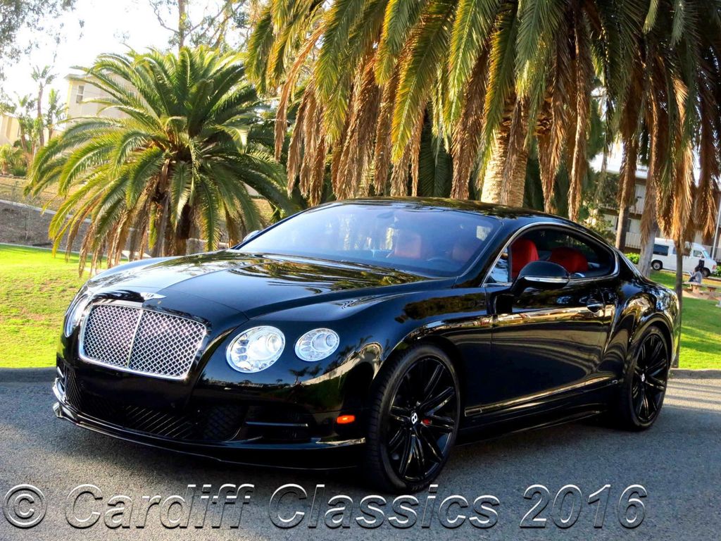 2015 Bentley Continental GT Speed ~ Satellite - Navi ~ 710 HP Plus   ~ BLK Crystal w/ Red Leather ~ - 14740776 - 0