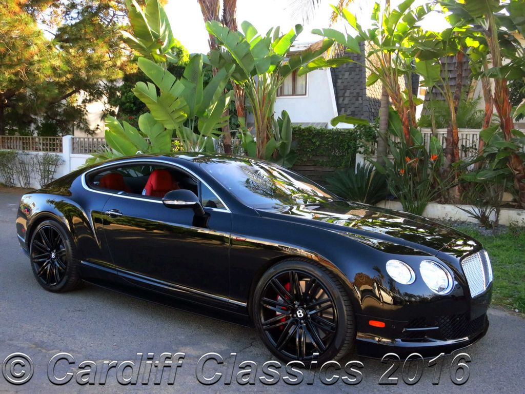 2015 Bentley Continental GT Speed ~ Satellite - Navi ~ 710 HP Plus   ~ BLK Crystal w/ Red Leather ~ - 14740776 - 13