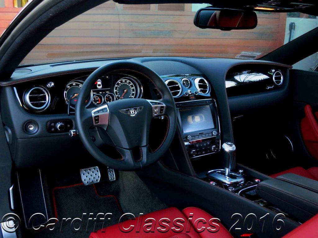 2015 Bentley Continental GT Speed ~ Satellite - Navi ~ 710 HP Plus   ~ BLK Crystal w/ Red Leather ~ - 14740776 - 1