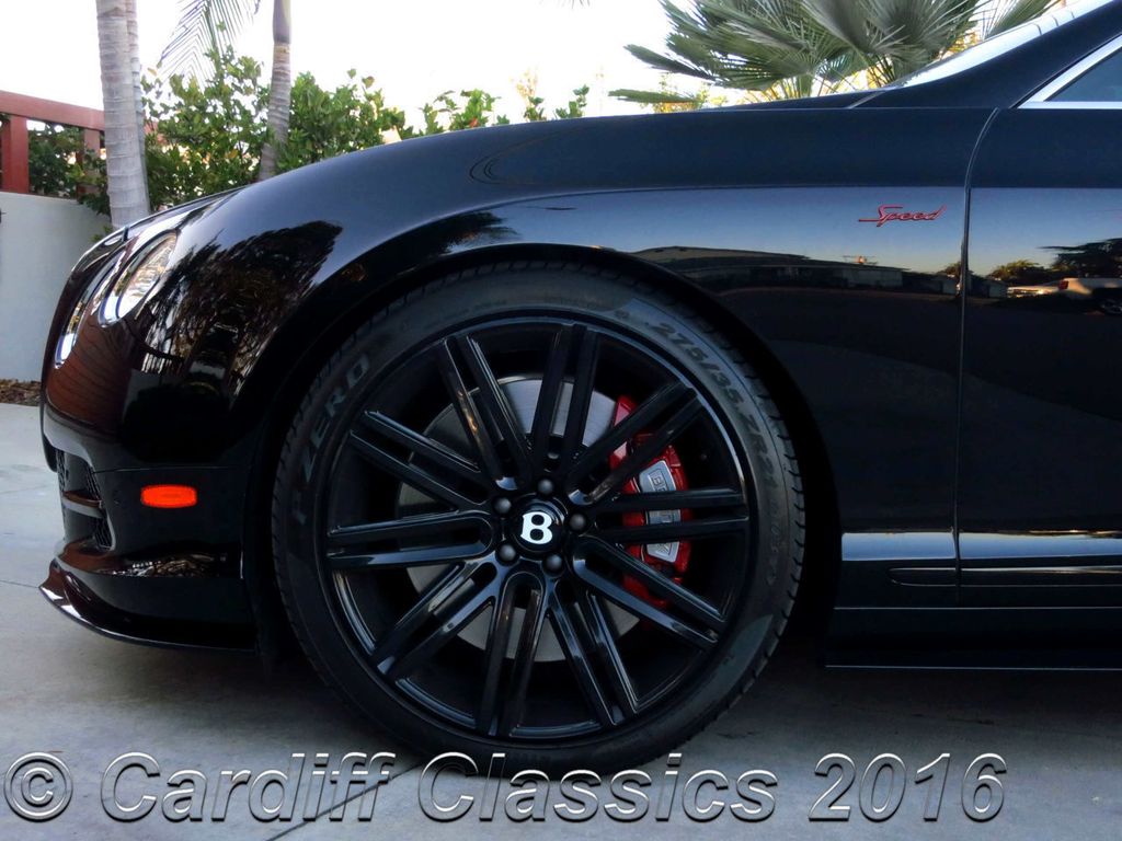 2015 Bentley Continental GT Speed ~ Satellite - Navi ~ 710 HP Plus   ~ BLK Crystal w/ Red Leather ~ - 14740776 - 25