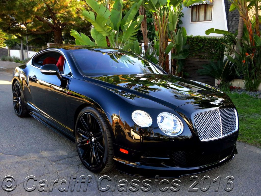 2015 Bentley Continental GT Speed ~ Satellite - Navi ~ 710 HP Plus   ~ BLK Crystal w/ Red Leather ~ - 14740776 - 2