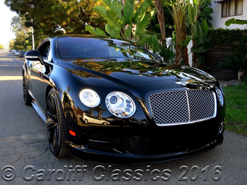 2015 Bentley Continental GT Speed ~ Satellite - Navi ~ 710 HP Plus   ~ BLK Crystal w/ Red Leather ~ - 14740776 - 7