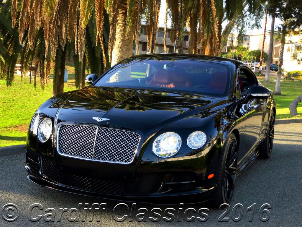 2015 Bentley Continental GT Speed ~ Satellite - Navi ~ 710 HP Plus   ~ BLK Crystal w/ Red Leather ~ - 14740776 - 8