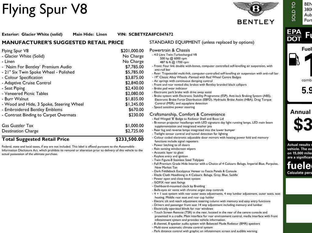 Bentley Flying Spur photo 53